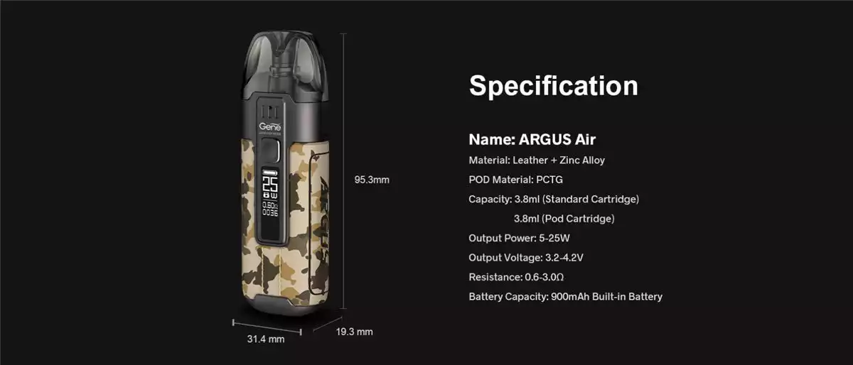 kit Argus Air classic black